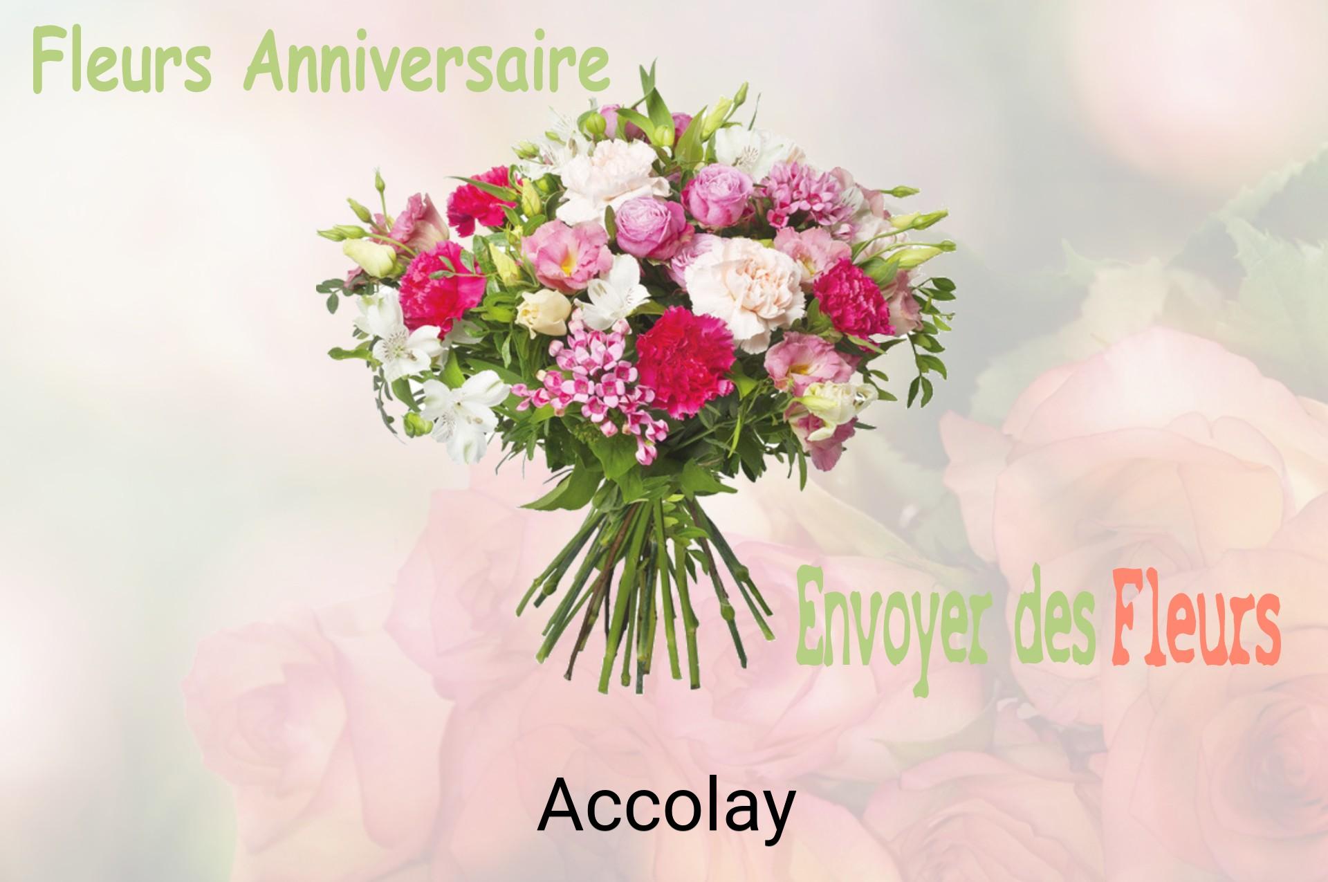 Bouquet de fleurs d’anniversaire livré à Accolay