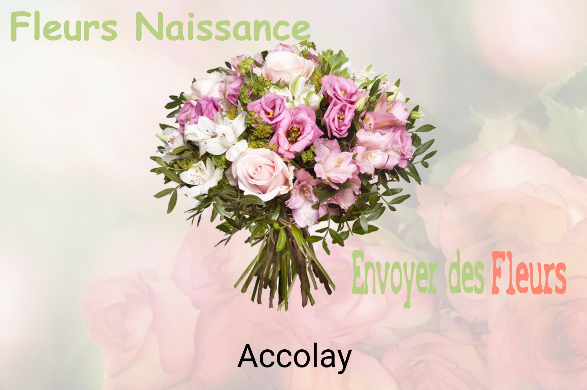 Bouquet de fleurs de naissance livré à Accolay